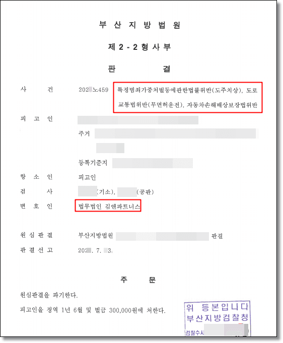 무면허 이륜차 뺑소니(전치 6주), 1심 실형 딛고 집행유예